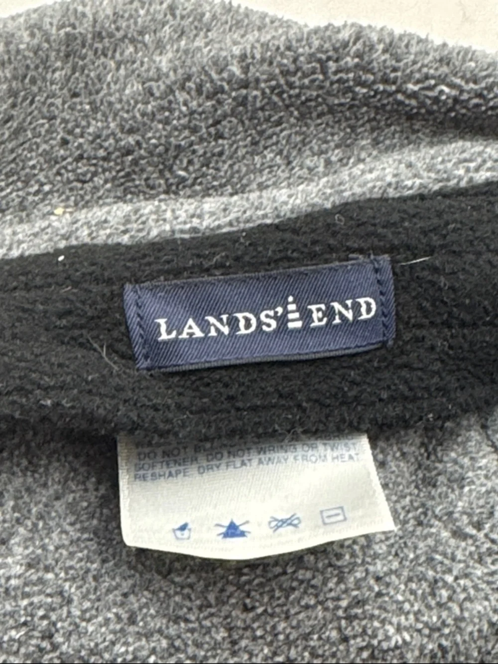 Lands EndGray Outdoor Hat with Ear Flaps